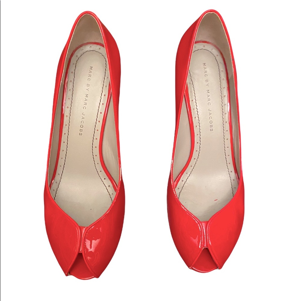 Marc by Marc Jacobs Red High Heeled Shoes
